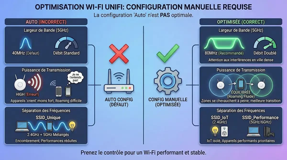 Optimiser son Wi-Fi Unifi : Canaux, Puissance et Placement