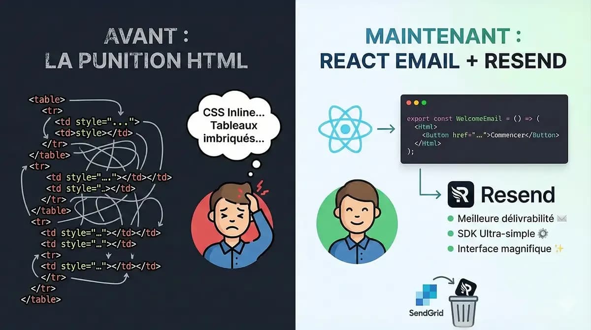 React Email & Resend : L'emailing enfin moderne
